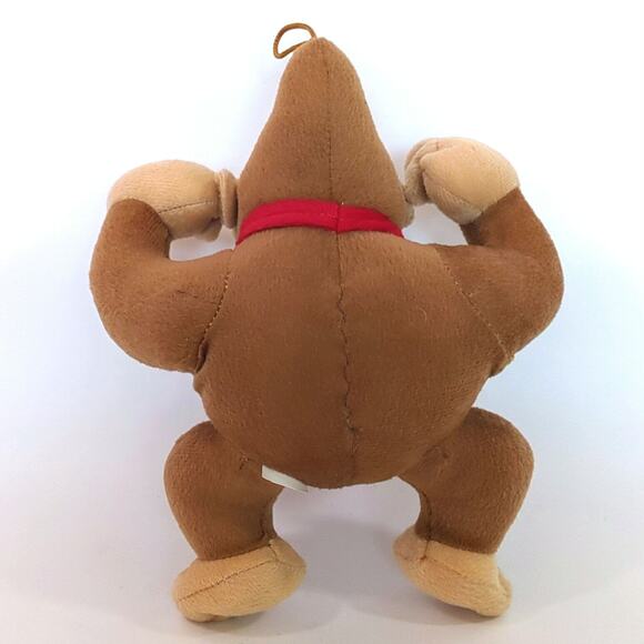 Nintendo Donkey Kong DK Plush 10" Super Mario Stuffed Animal No Tag Used Good - Picture 3 of 3